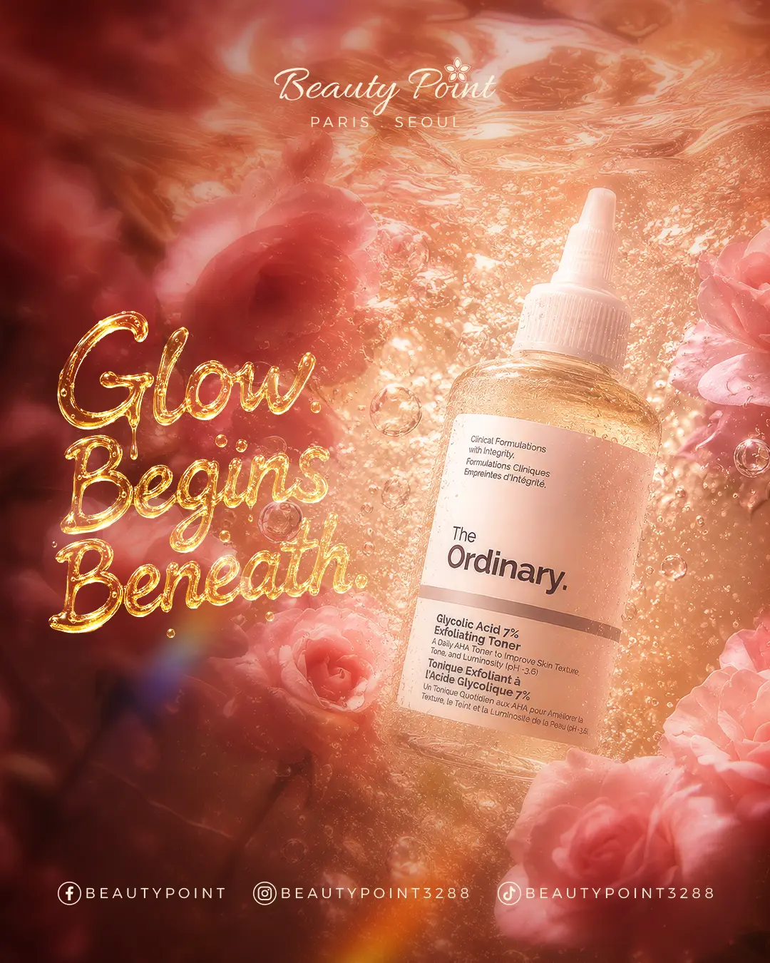 Glass skin Korean skincare routine at Beauty Point Egypt