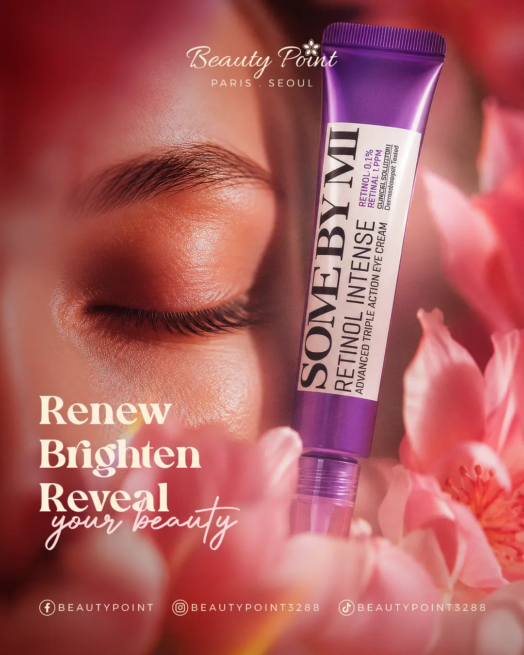 Anti-aging retinal skincare routine at Beauty Point